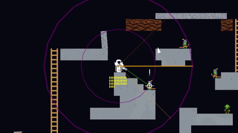 Thumbnail for Accidental Aimbot: Demonstration of aim assist using a controller, with a debug visualization overlaid.