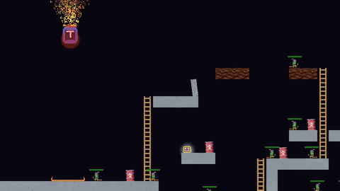 Thumbnail for Dropping In: Drop pod prototypes in action, squishing enemies.